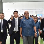 Mahfuz ketika menghadiri Majlis Pengiktirafan Kemahiran Pekerja Tempatan Dalam Pemasangan ETS  (Kredit foto KSM).jpg