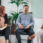 Embracing Diversity: Multiracial Business Seminar in a Modern Workplace